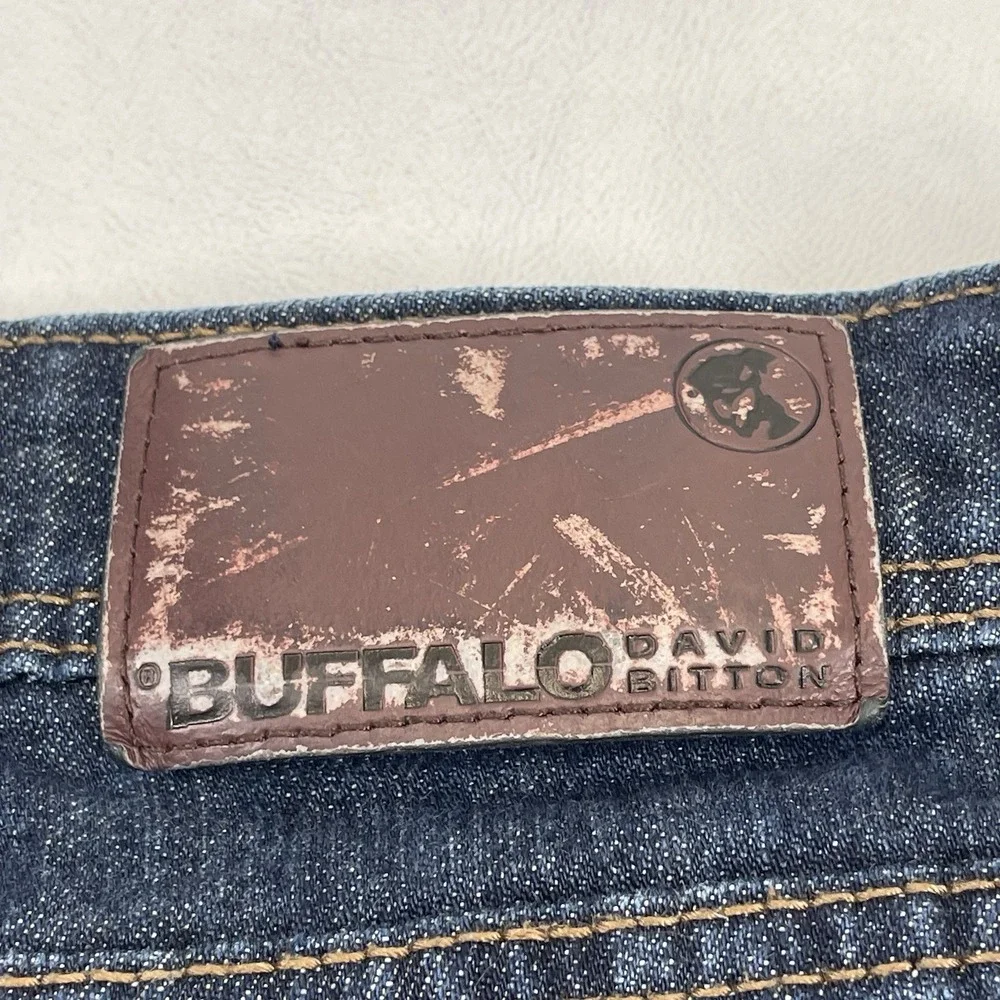 Buffalo Driven X Basic‎ Straight Stretch Jeans Mens Size 34x30 Blue